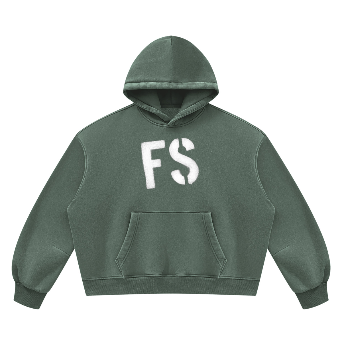 fallenstar Unisex Vintage Wash Boxy Fleece Hoodie