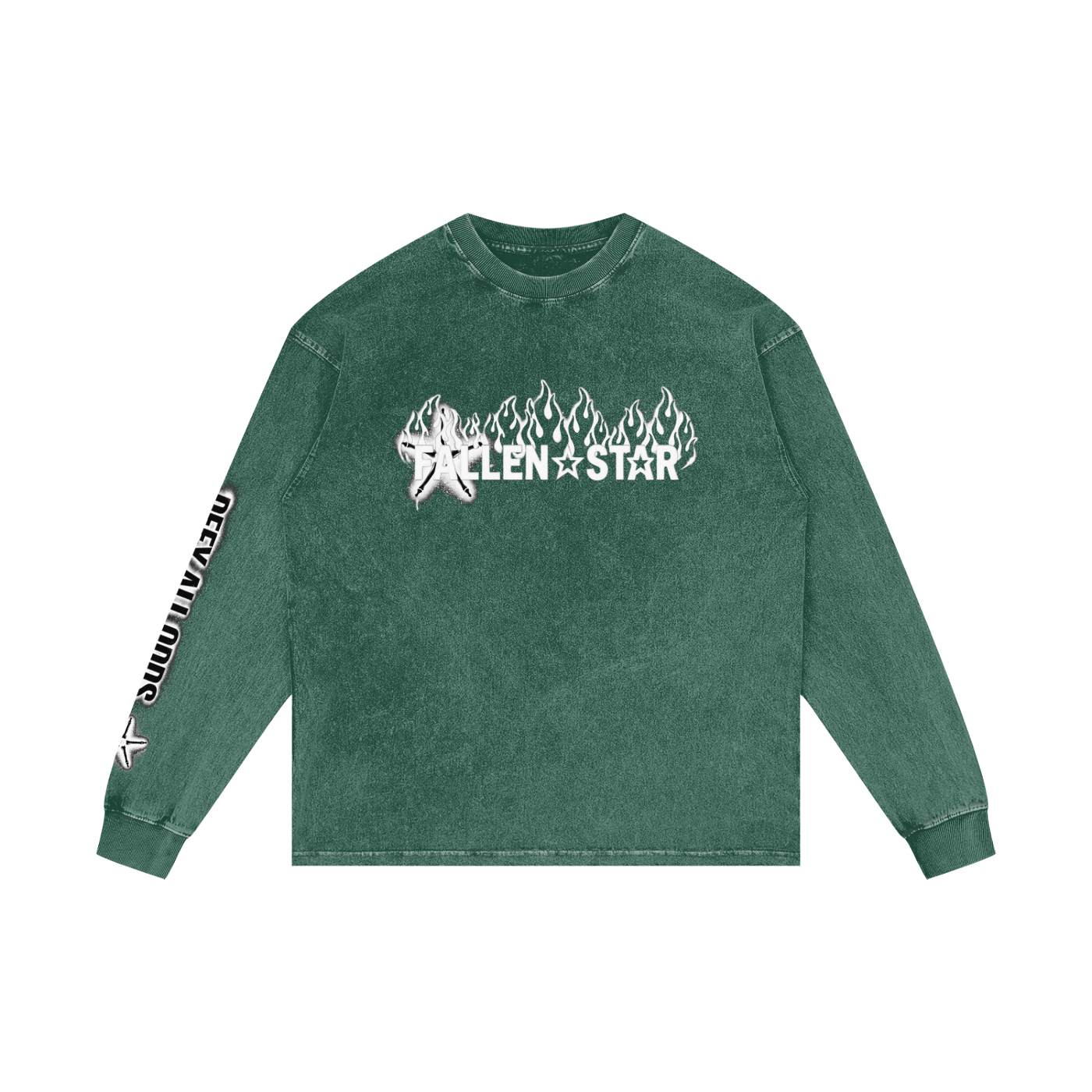 Acid Wash Oversize Long Sleeve T-Shirt