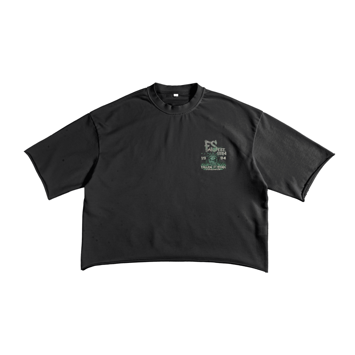 fallenstar French Terry Raw Edge T-Shirt