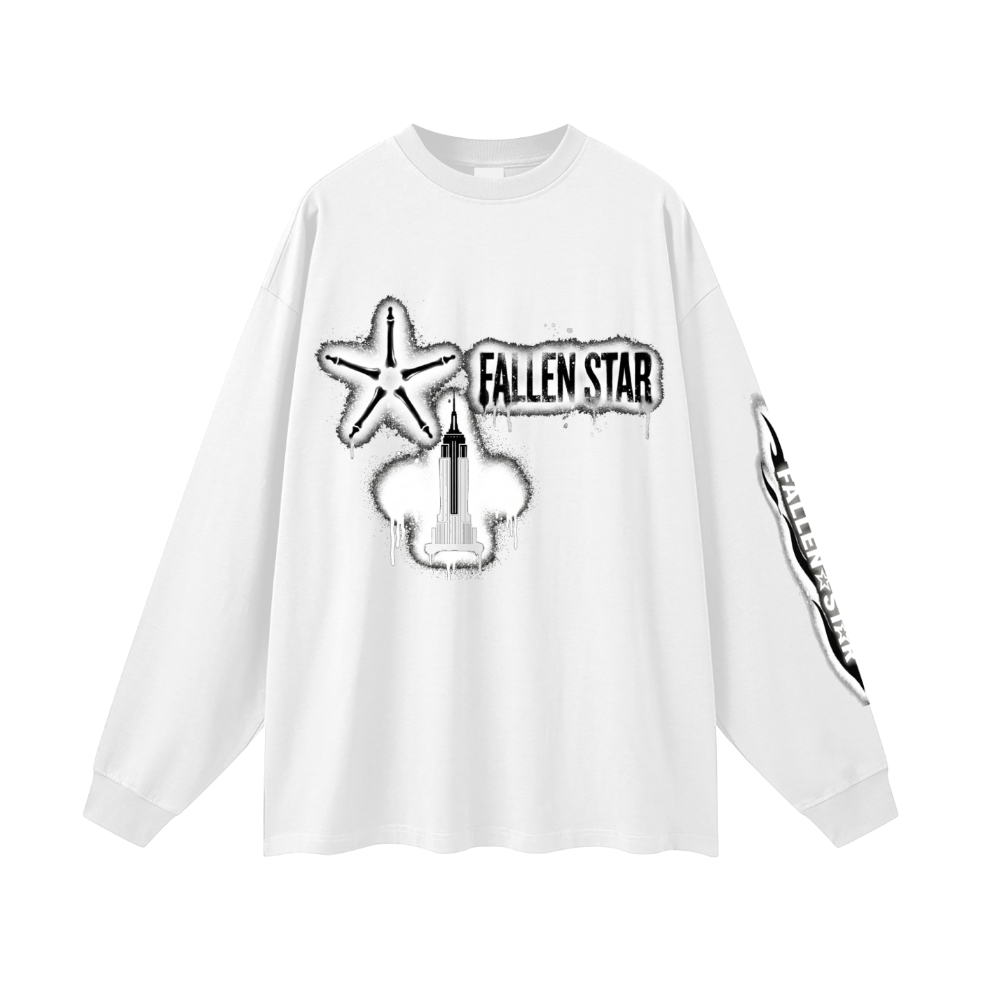 fallenstar Oversized Unisex Long Sleeve T-Shirt