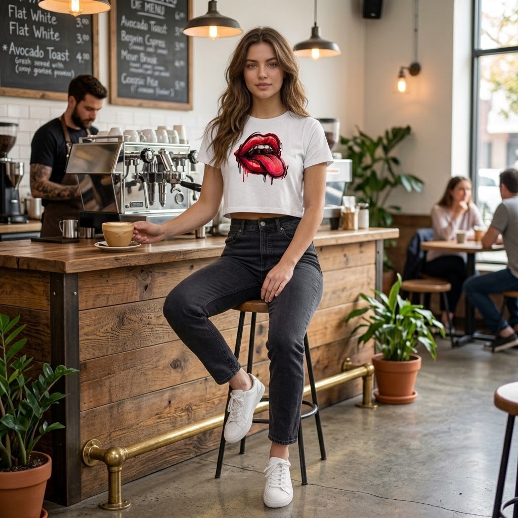 Baby Tee Seamless T-Shirt - 200 GSM