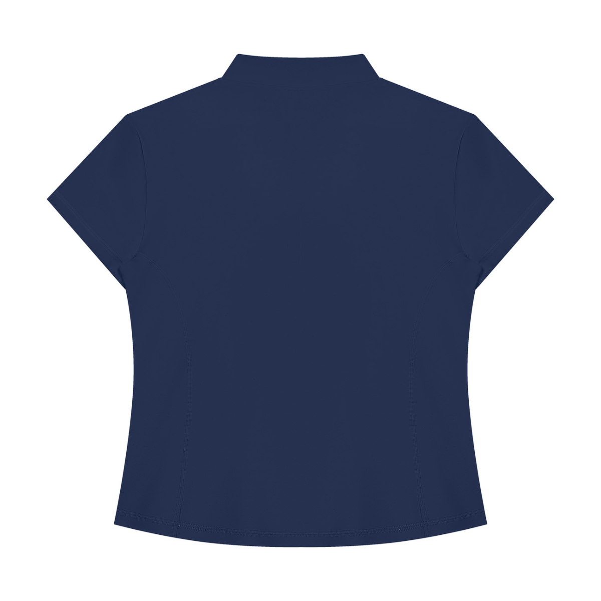 Women's Yoga Quarter-Zip Mock Neck T-Shirt