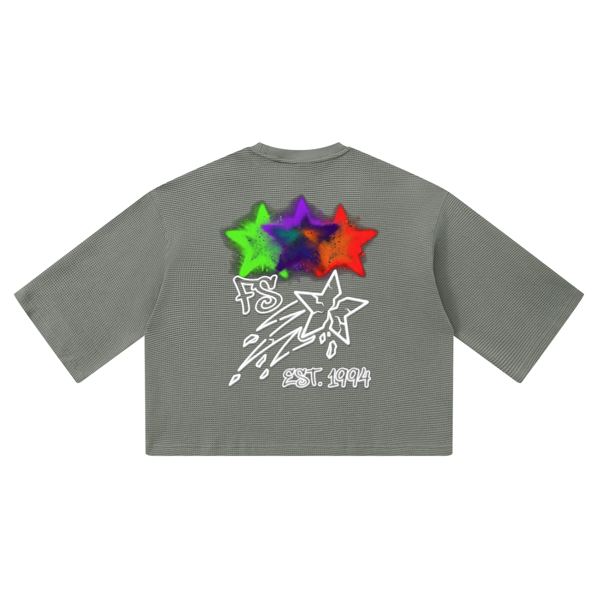 fallenstar Unisex Waffle Boxy T-Shirt