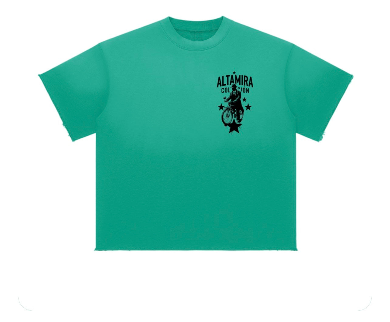 Sun Fade Raw Edge T-Shirt