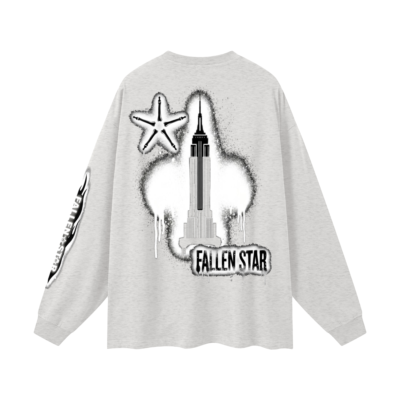 fallenstar Oversized Unisex Long Sleeve T-Shirt