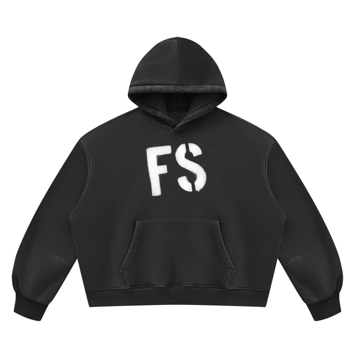 fallenstar Unisex Vintage Wash Boxy Fleece Hoodie