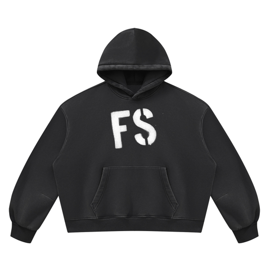fallenstar Unisex Vintage Wash Boxy Fleece Hoodie
