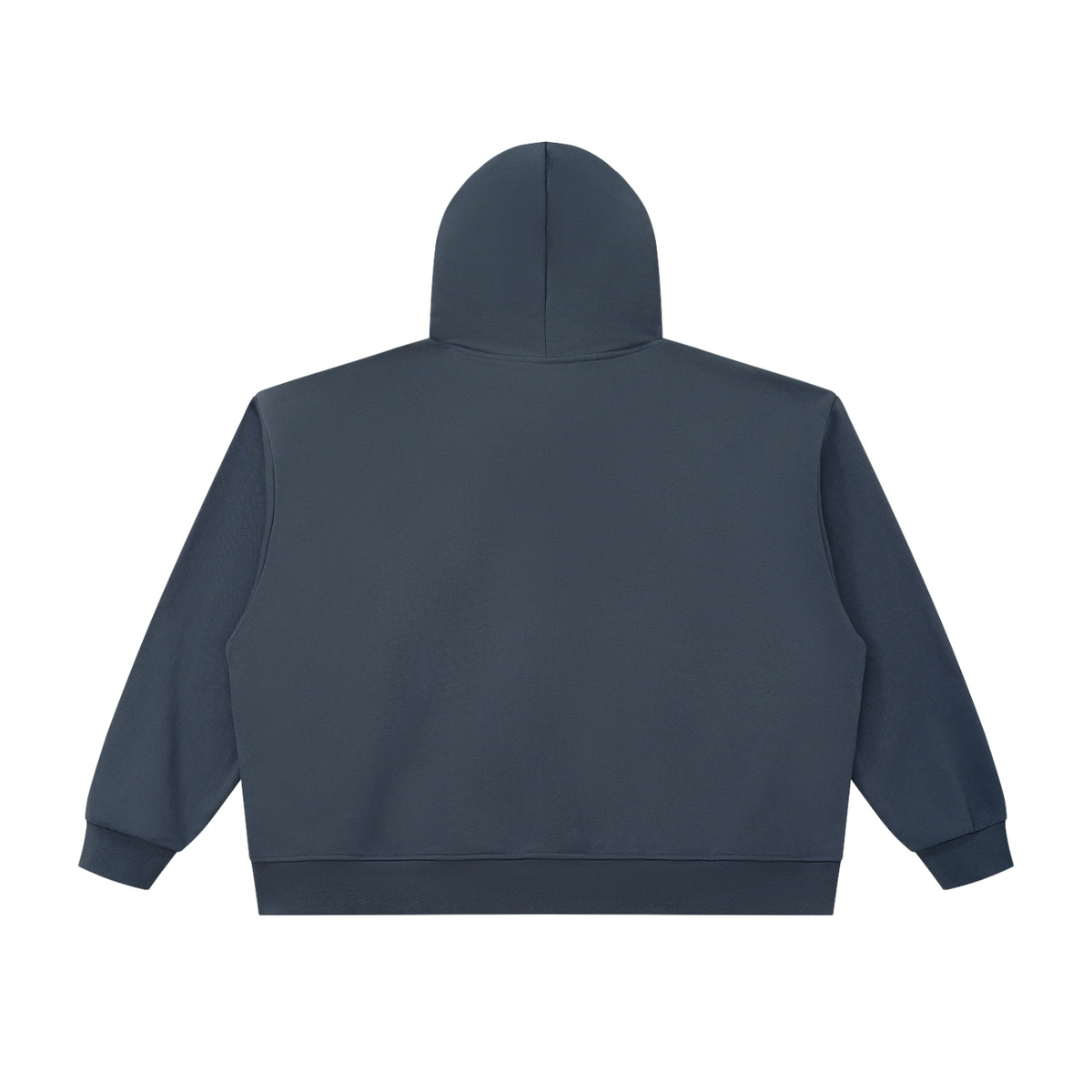 Unisex Oversized Chunky-Zip Boxy Hoodie