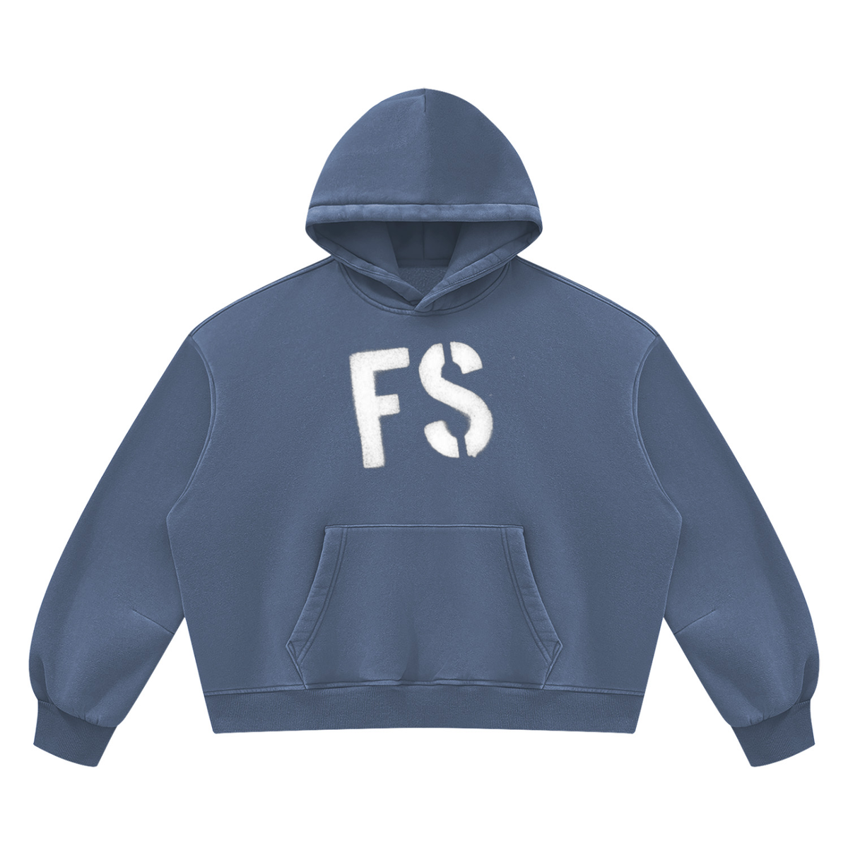 fallenstar Unisex Vintage Wash Boxy Fleece Hoodie