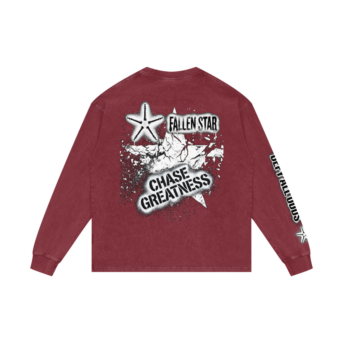 Acid Wash Oversize Long Sleeve T-Shirt