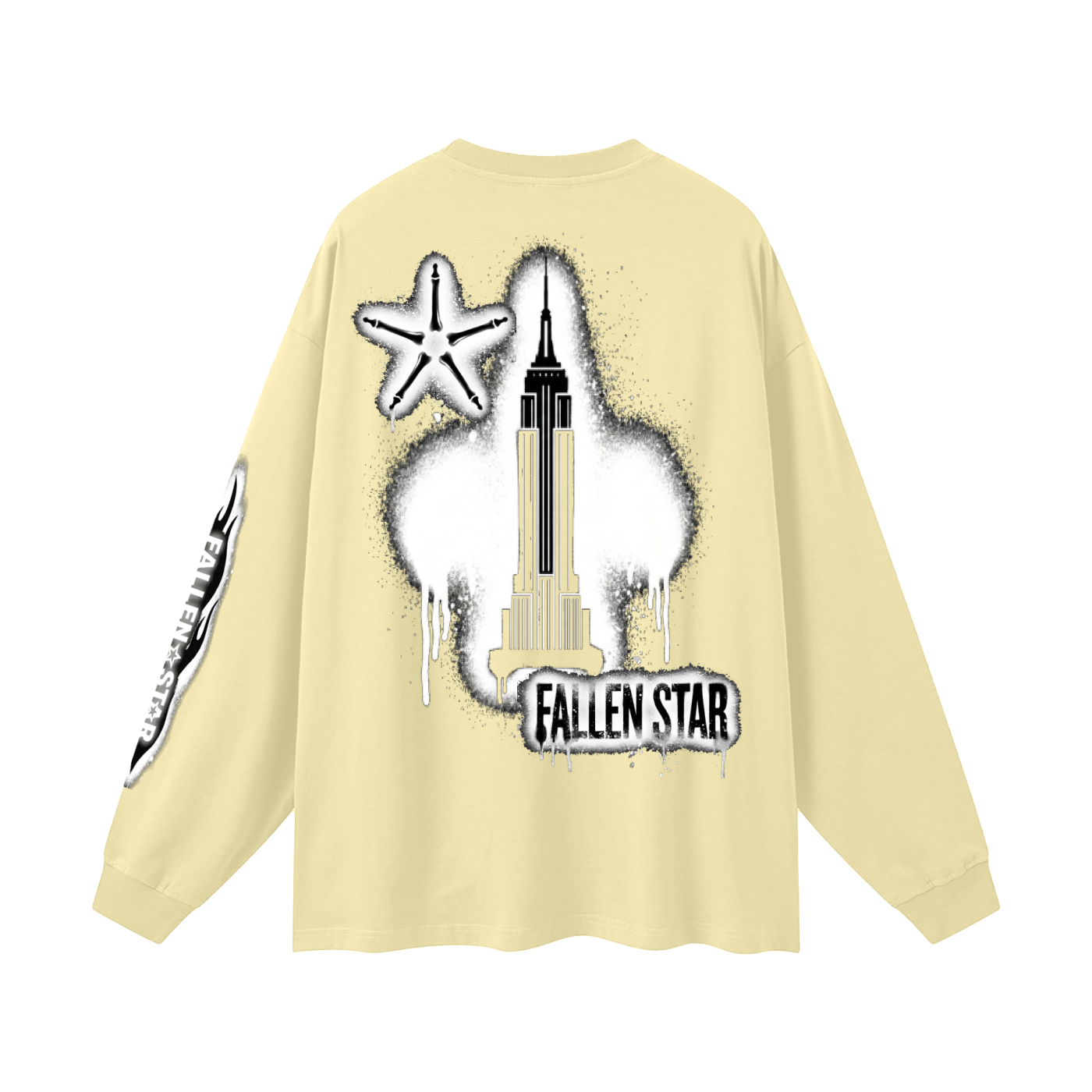 fallenstar Oversized Unisex Long Sleeve T-Shirt