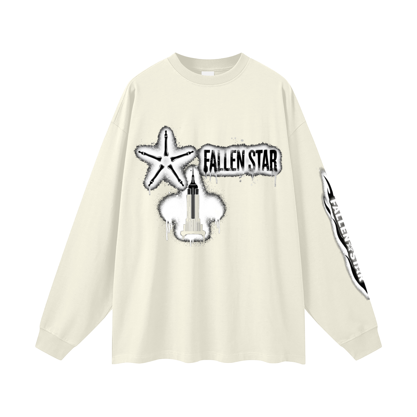 fallenstar Oversized Unisex Long Sleeve T-Shirt