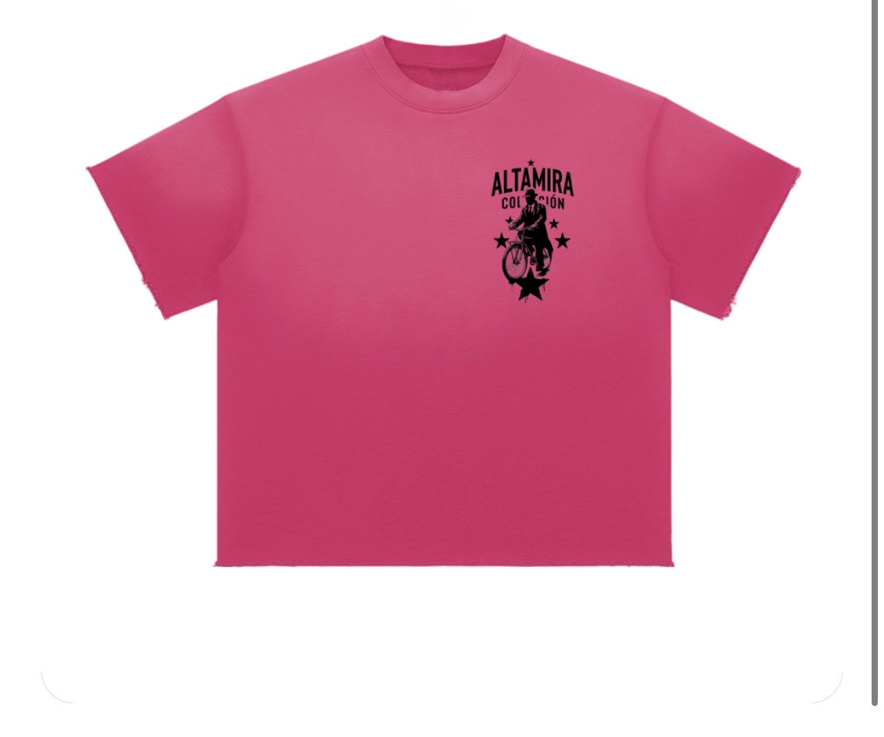 Sun Fade Raw Edge T-Shirt