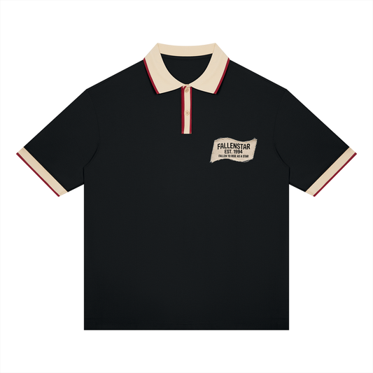 fallenstar Unisex Color Block Polo Shirt