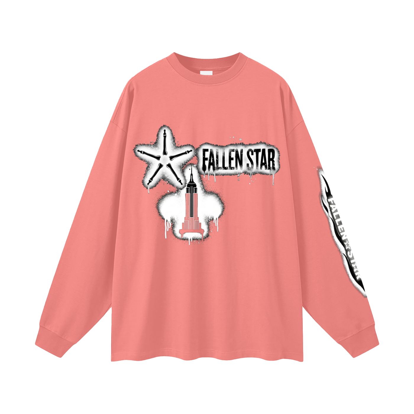 fallenstar Oversized Unisex Long Sleeve T-Shirt