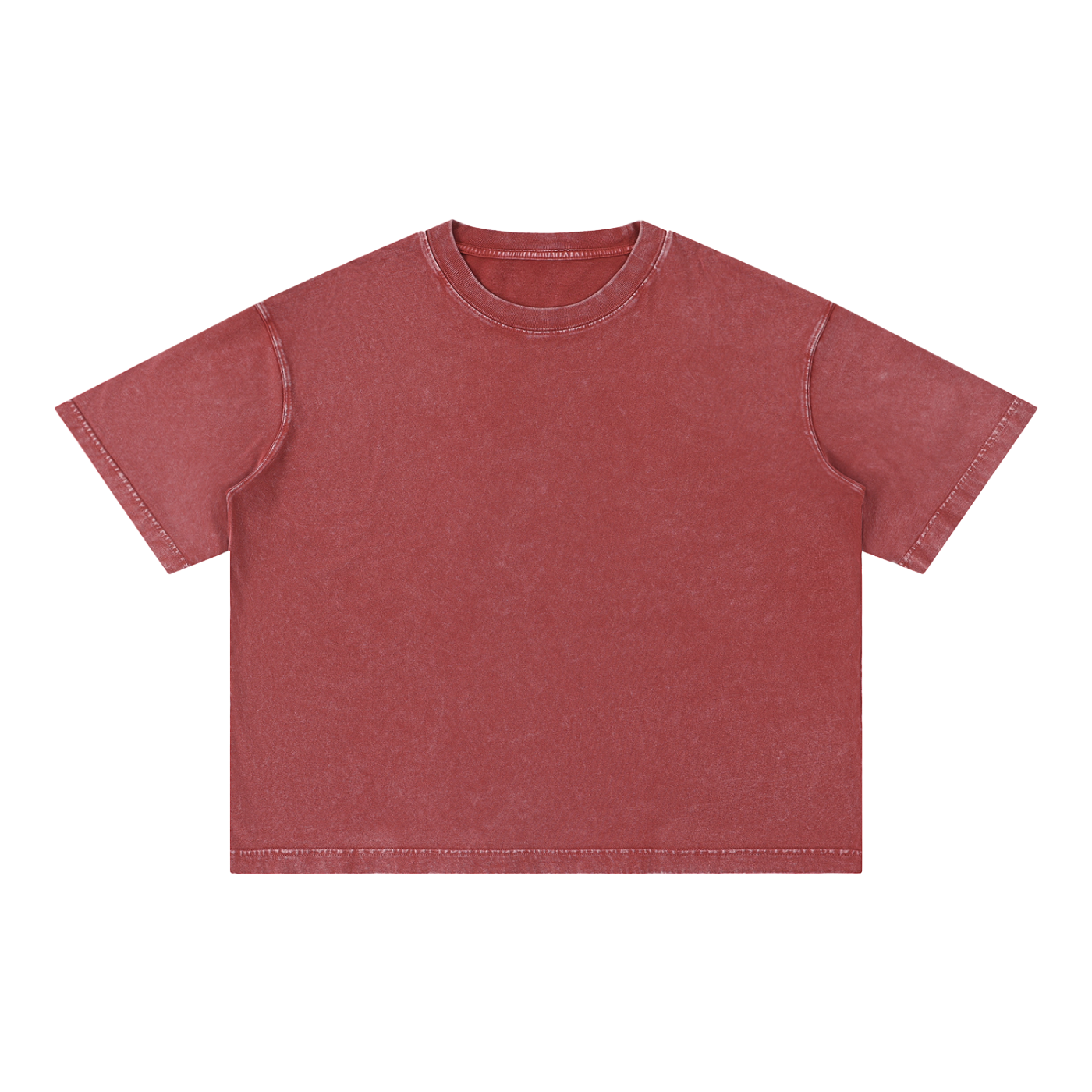 Mineral Wash Boxy Cotton T-Shirt