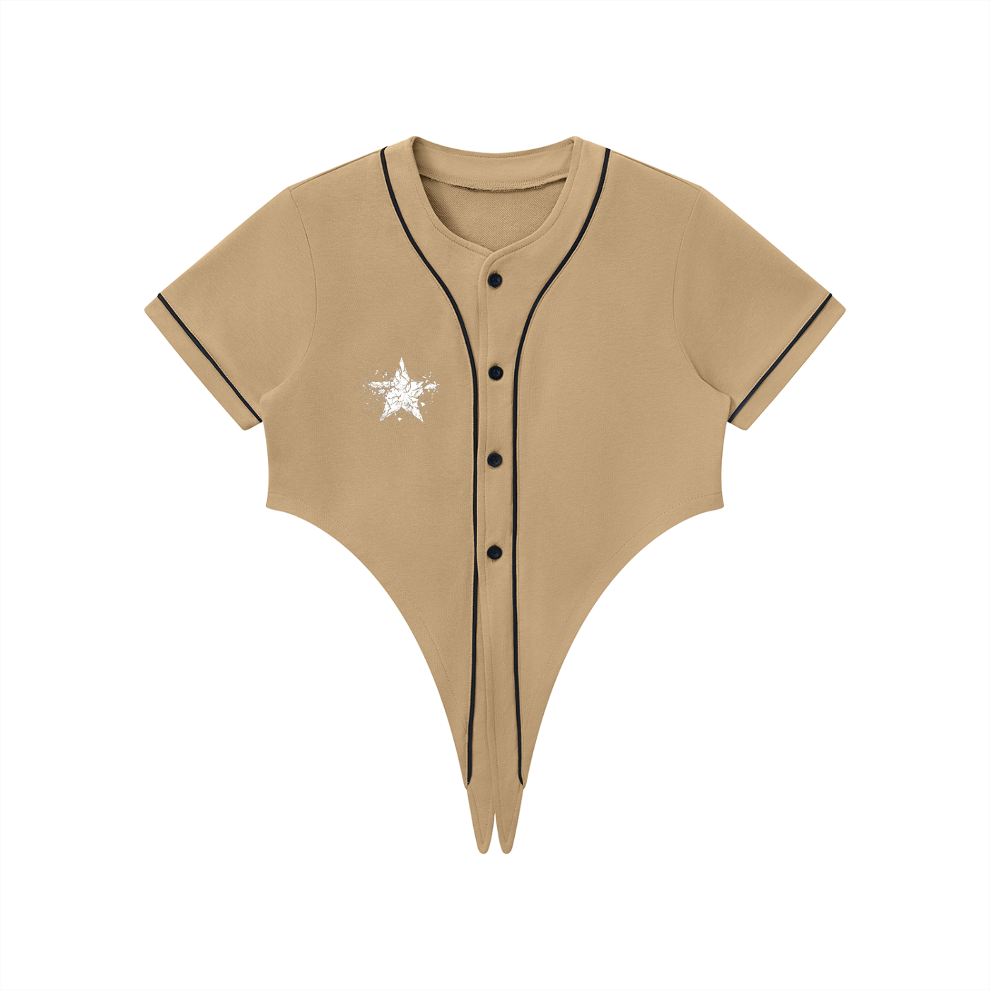 fallenstar Women's Piping Baseball Jersey