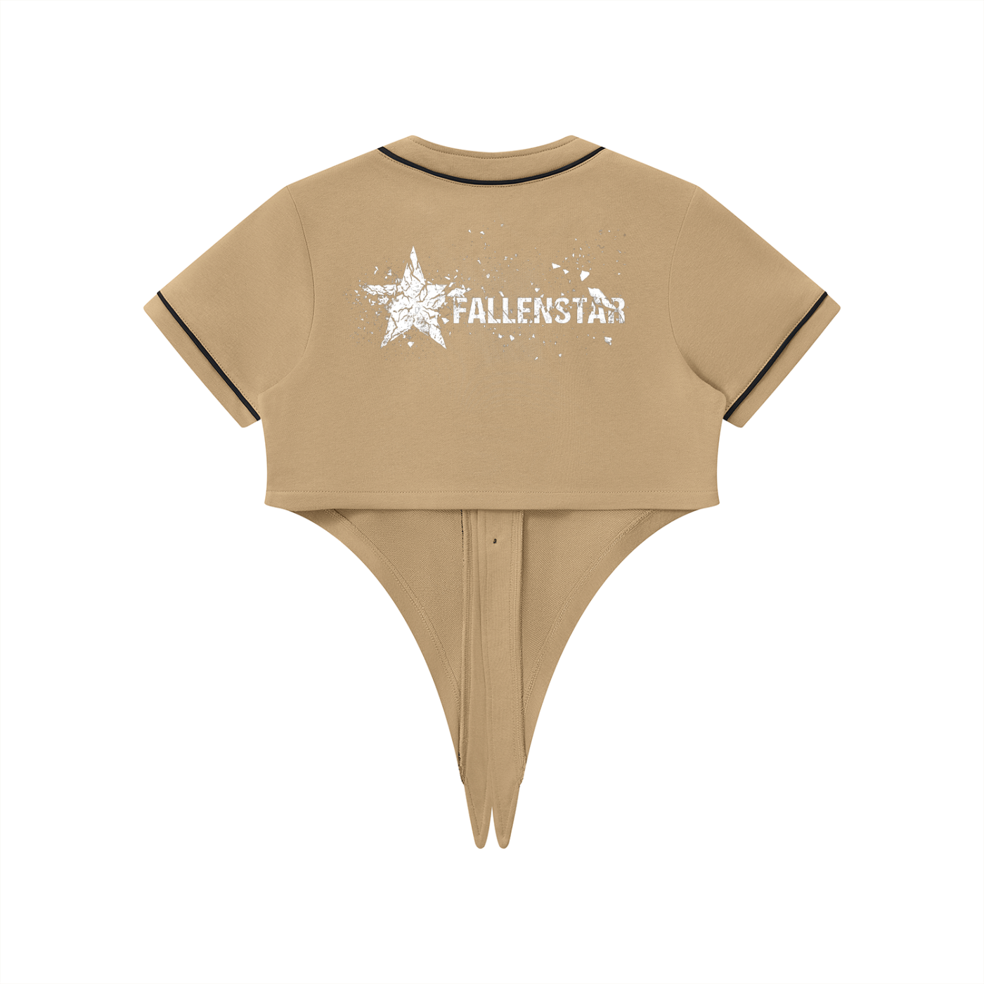 fallenstar Women's Piping Baseball Jersey