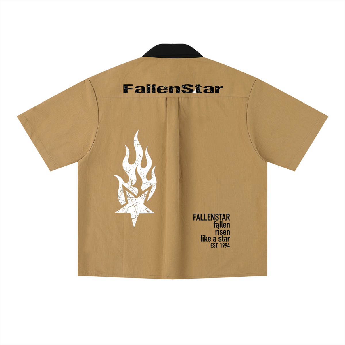 Unisex Color Block Short Sleeve Shirt fallenstar