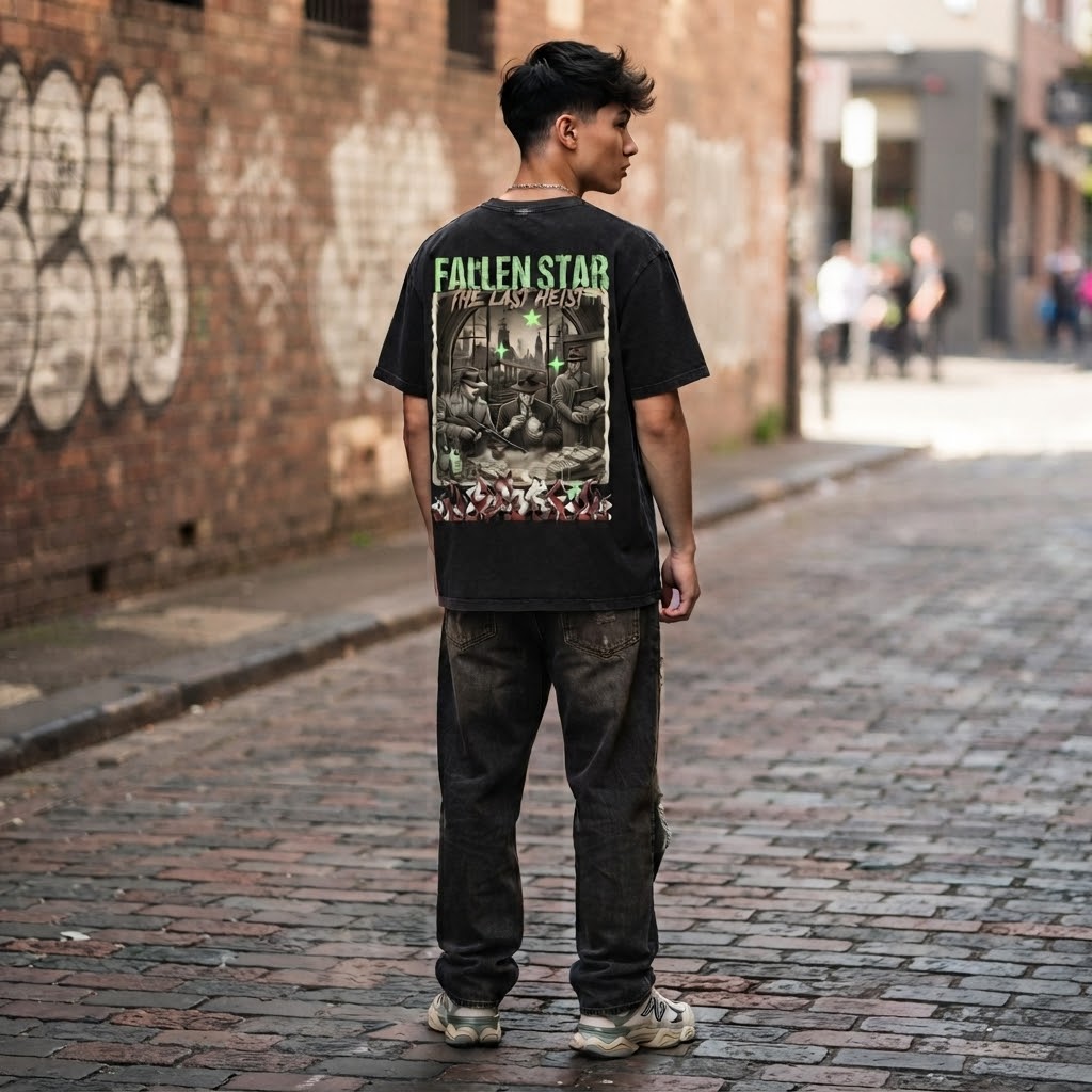fallenstar Enzyme Washed T-Shirt