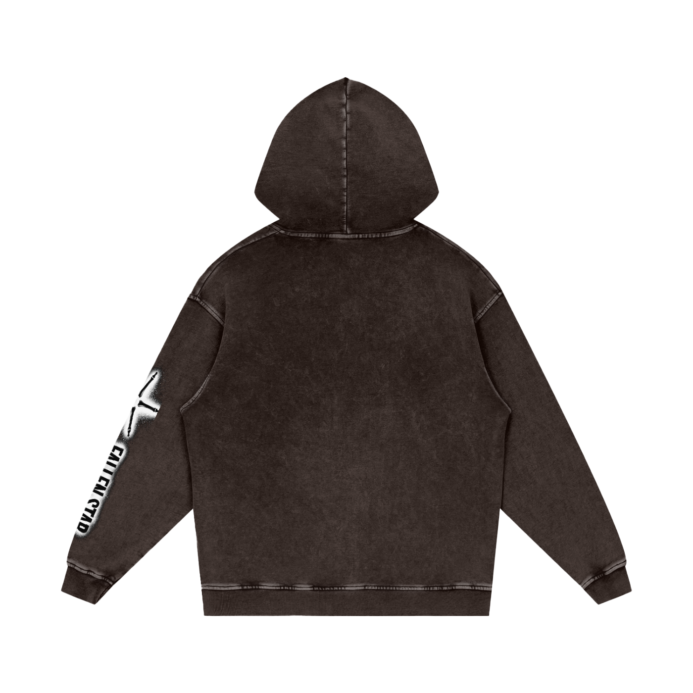 fallenstar Snow Washed Loose Cotton Hoodie