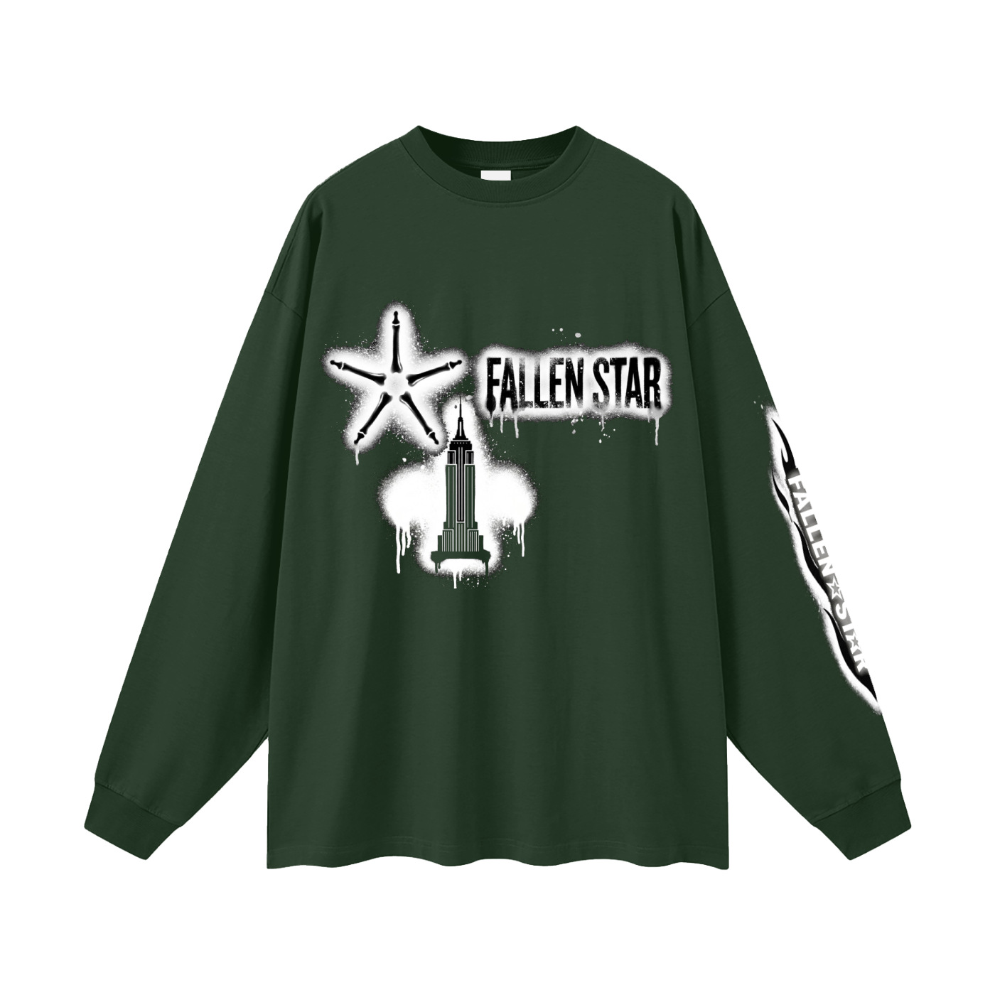 fallenstar Oversized Unisex Long Sleeve T-Shirt