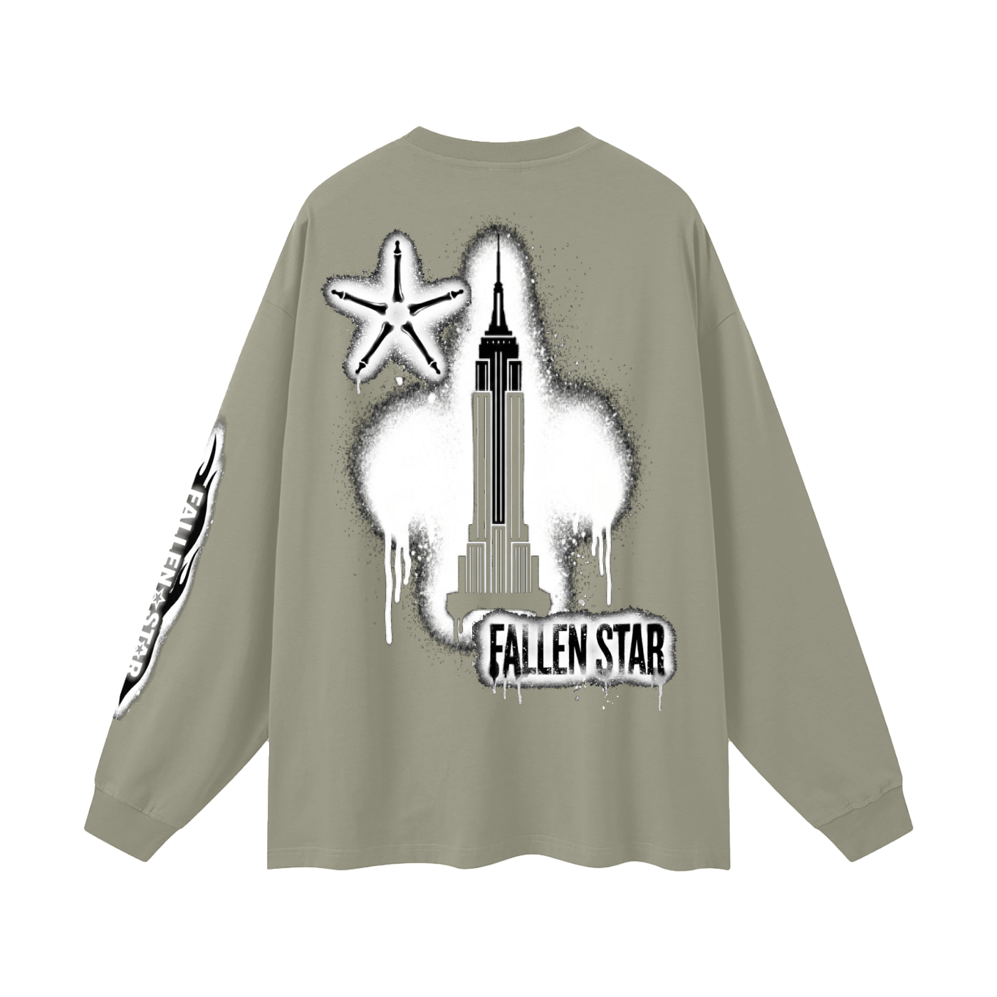 fallenstar Oversized Unisex Long Sleeve T-Shirt