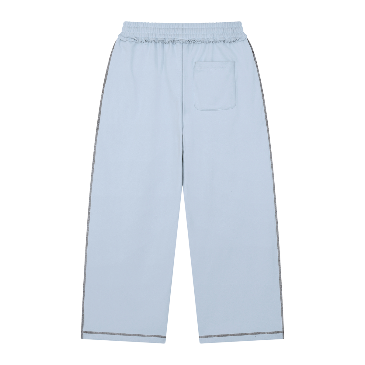 Unisex Raw Edge Topstitch Sweatpants