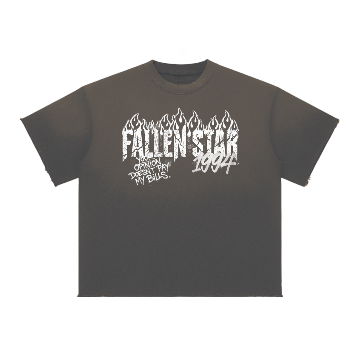 fallenstar Sun Fade Raw Edge T-Shirt