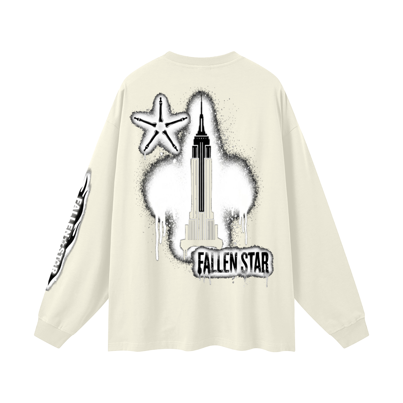 fallenstar Oversized Unisex Long Sleeve T-Shirt