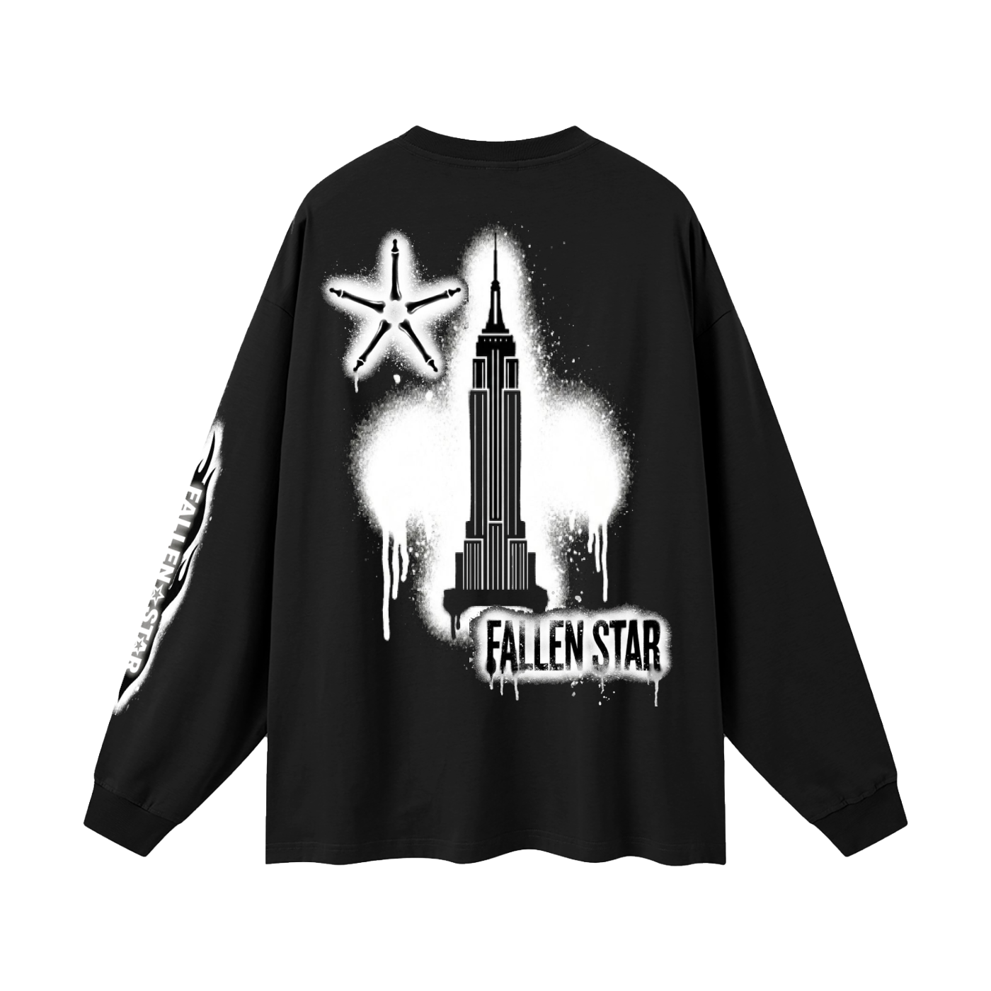 fallenstar Oversized Unisex Long Sleeve T-Shirt