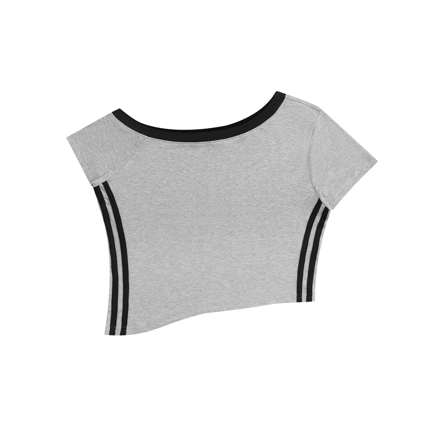 Women's Color Block Off-the-Shoulder T-Shirt