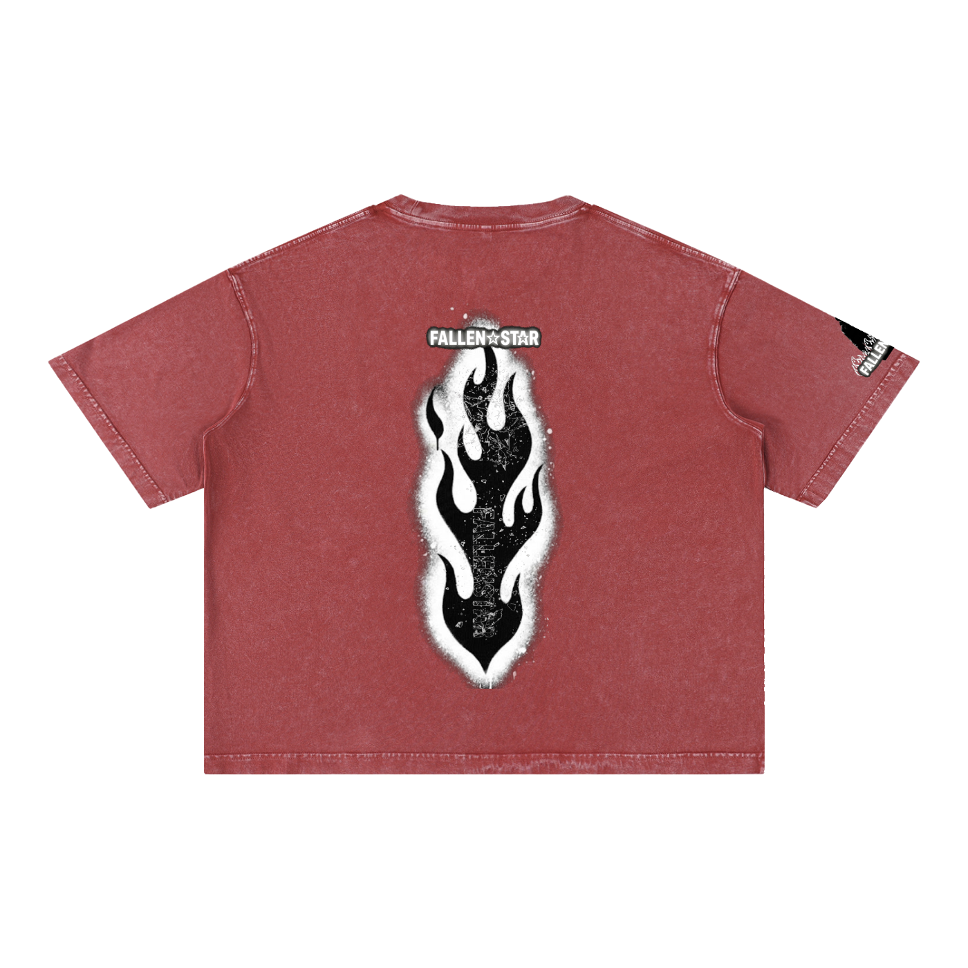fallenstar Mineral Wash Boxy Cotton T-Shirt