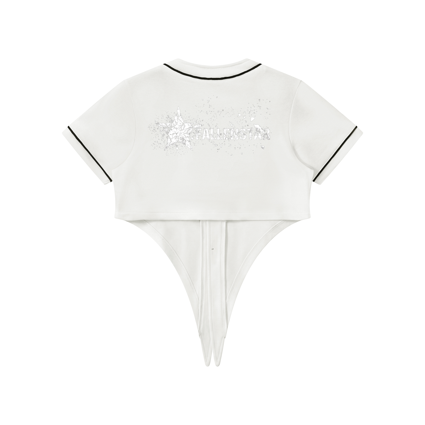 fallenstar Women's Piping Baseball Jersey