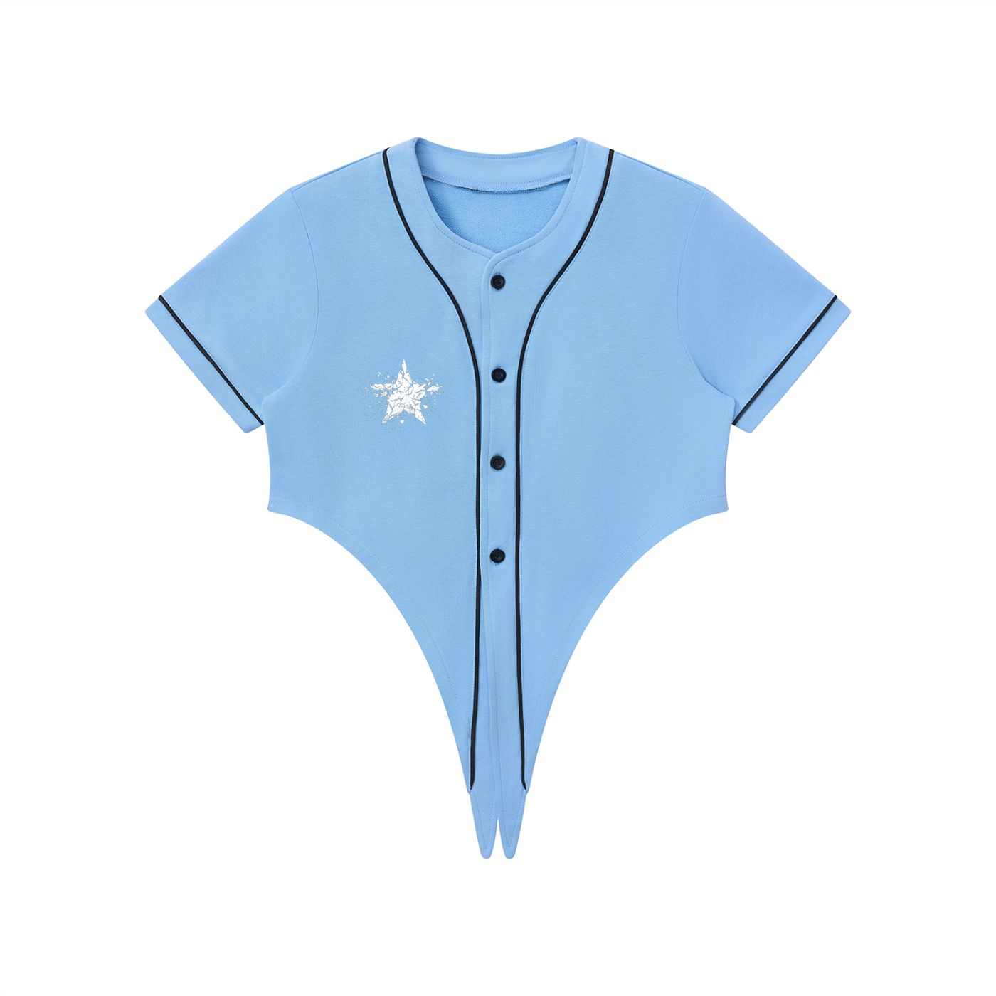 fallenstar Women's Piping Baseball Jersey