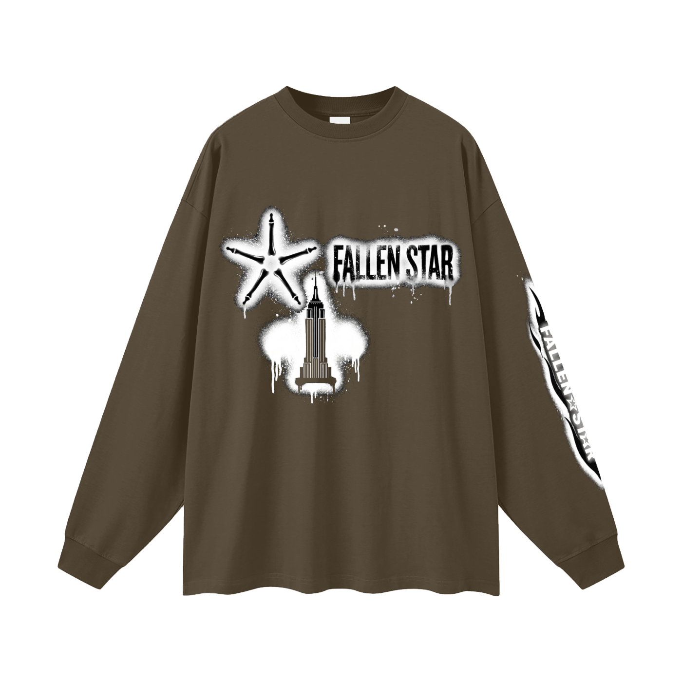 fallenstar Oversized Unisex Long Sleeve T-Shirt