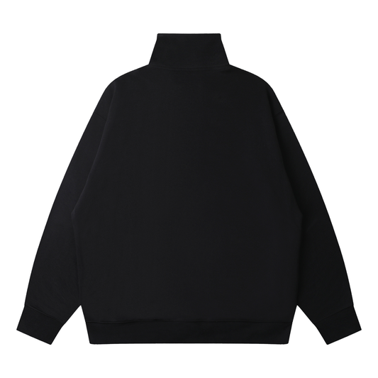 Quarter-Zip Drop Shoulder Sweatshirt