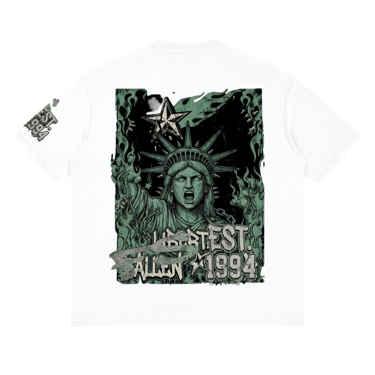 fallenstar. Streetwear Loose Drop Shoulder T-Shirt