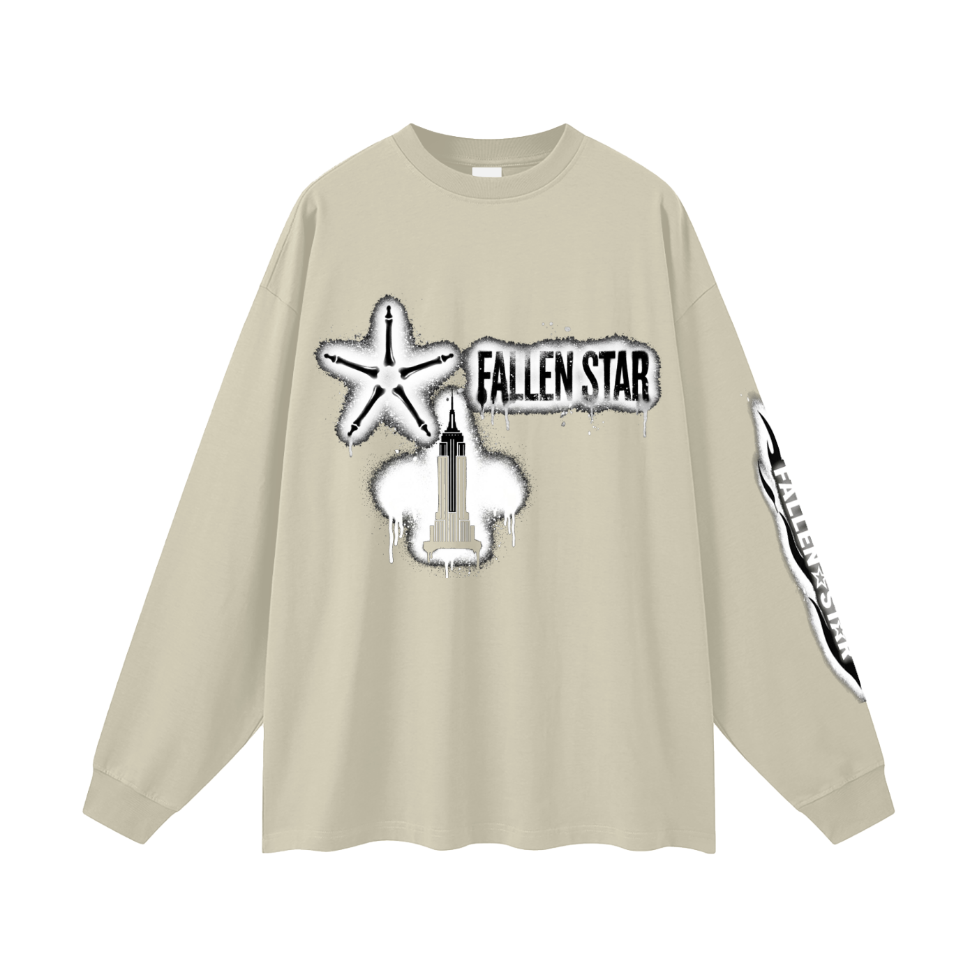 fallenstar Oversized Unisex Long Sleeve T-Shirt
