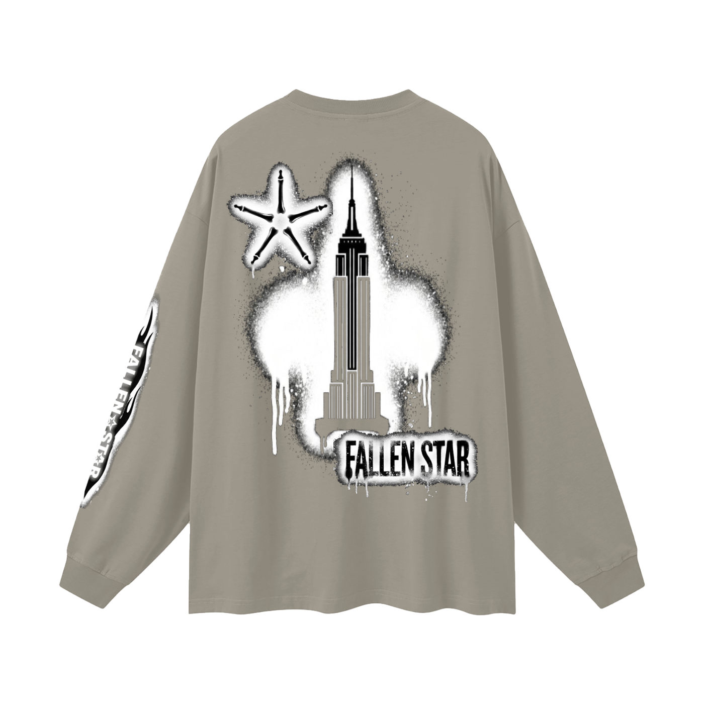 fallenstar Oversized Unisex Long Sleeve T-Shirt
