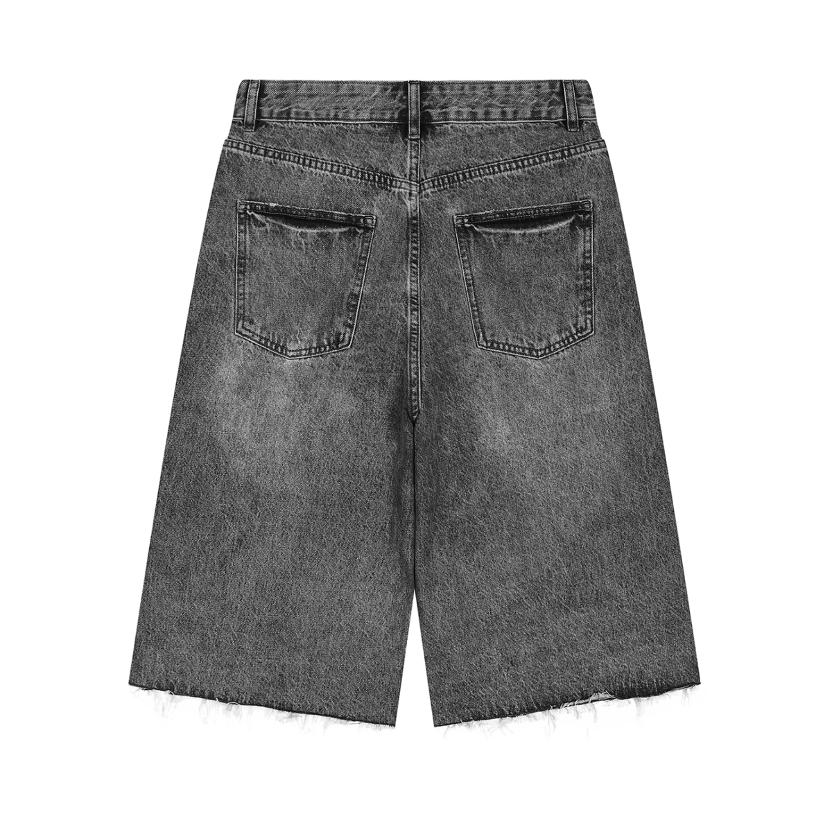 fallenstar Men’s Vintage Wide Leg Denim Shorts