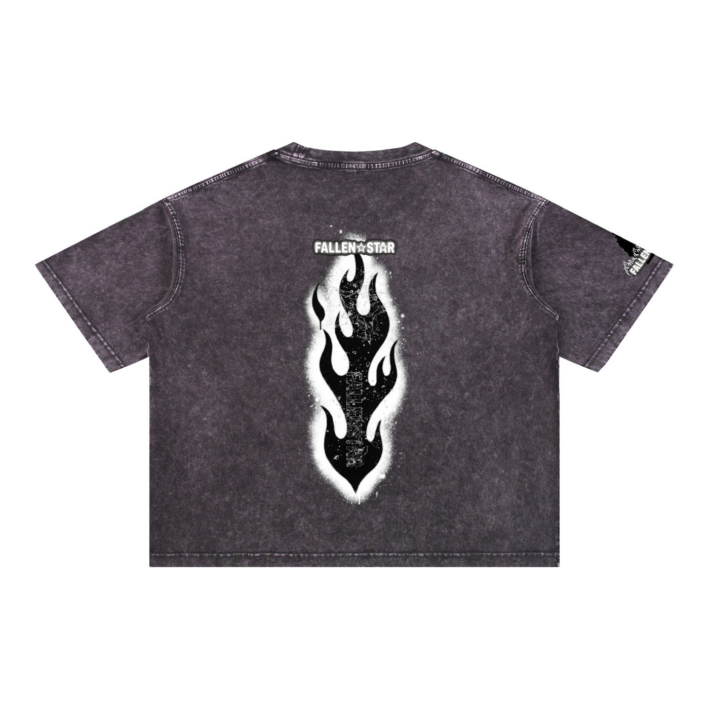fallenstar Mineral Wash Boxy Cotton T-Shirt