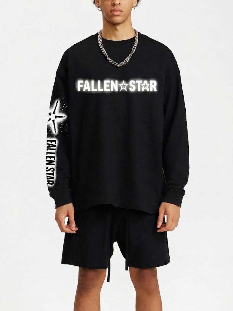 fallenstar Oversized Unisex Long Sleeve T-Shirt