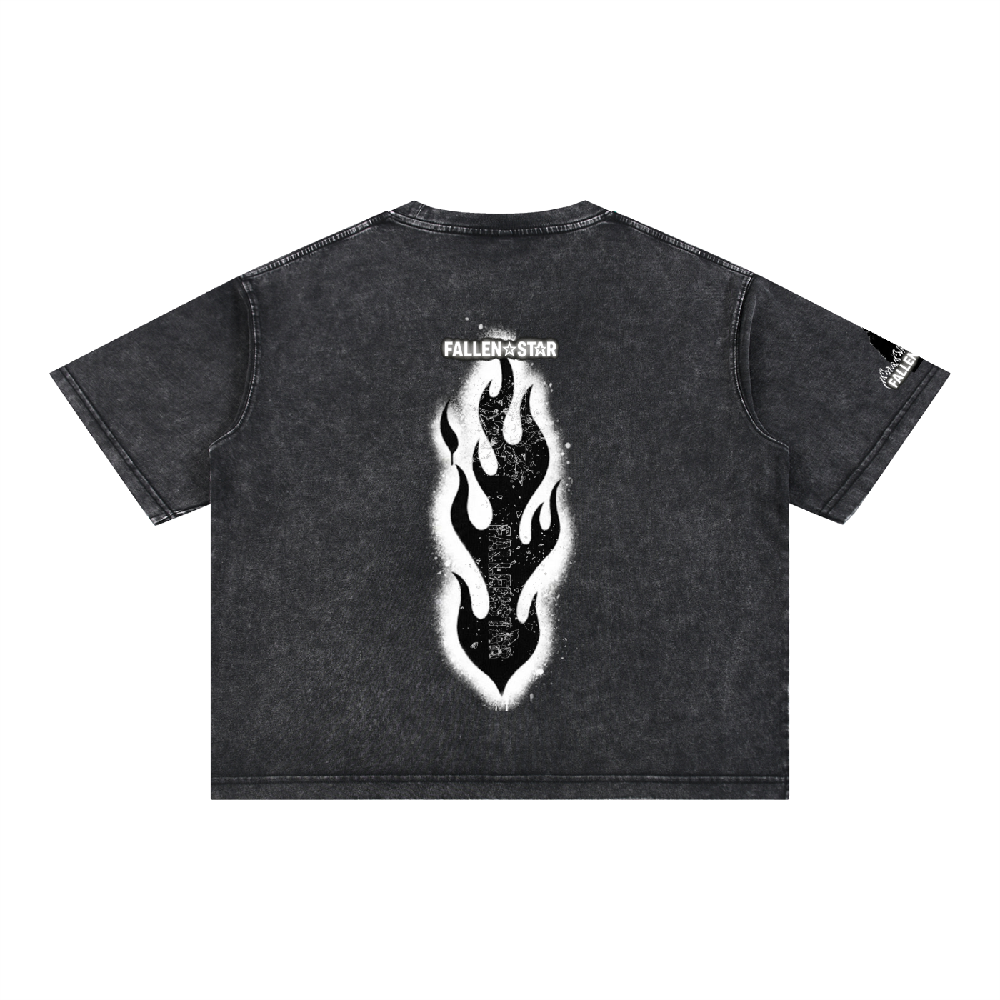 fallenstar Mineral Wash Boxy Cotton T-Shirt