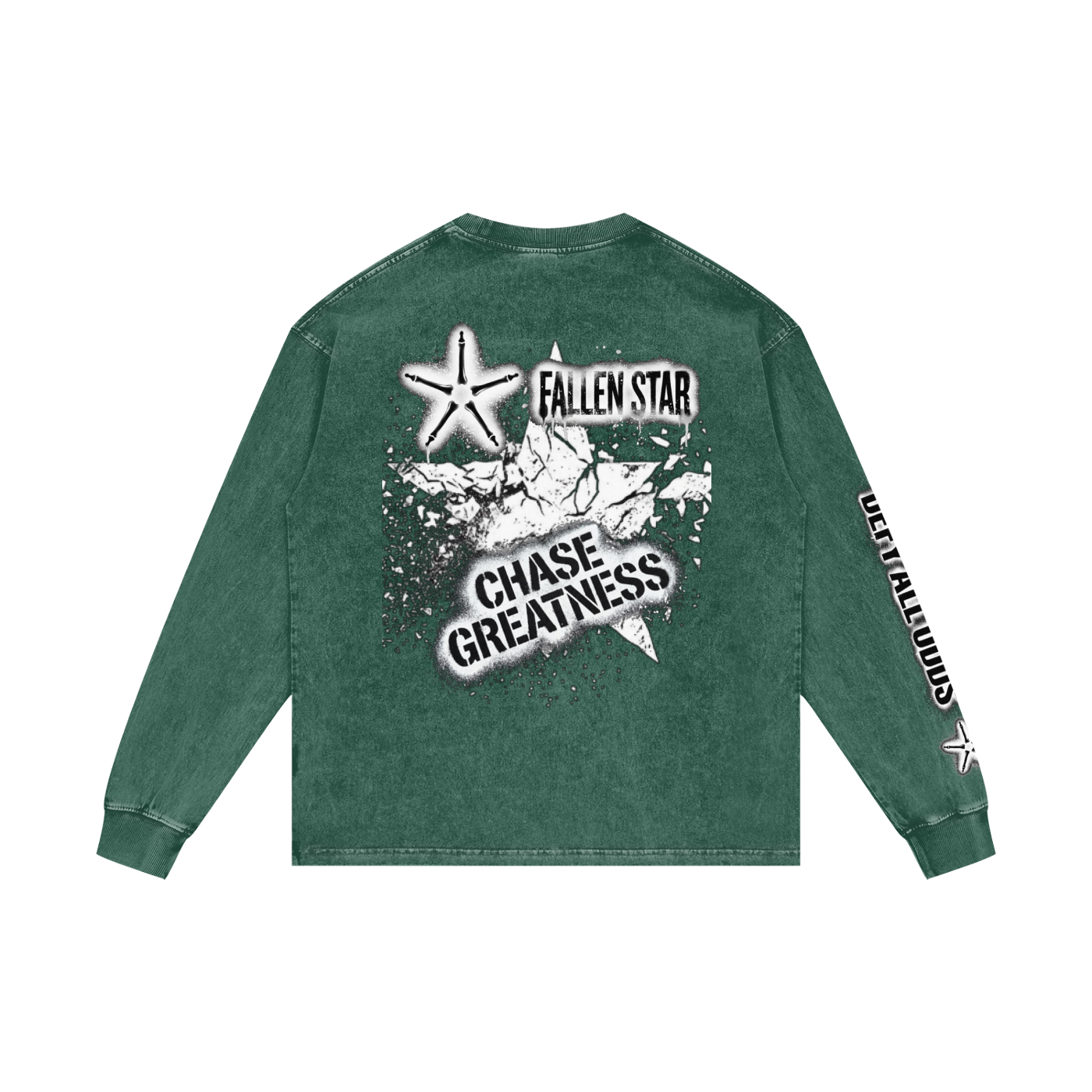 Acid Wash Oversize Long Sleeve T-Shirt