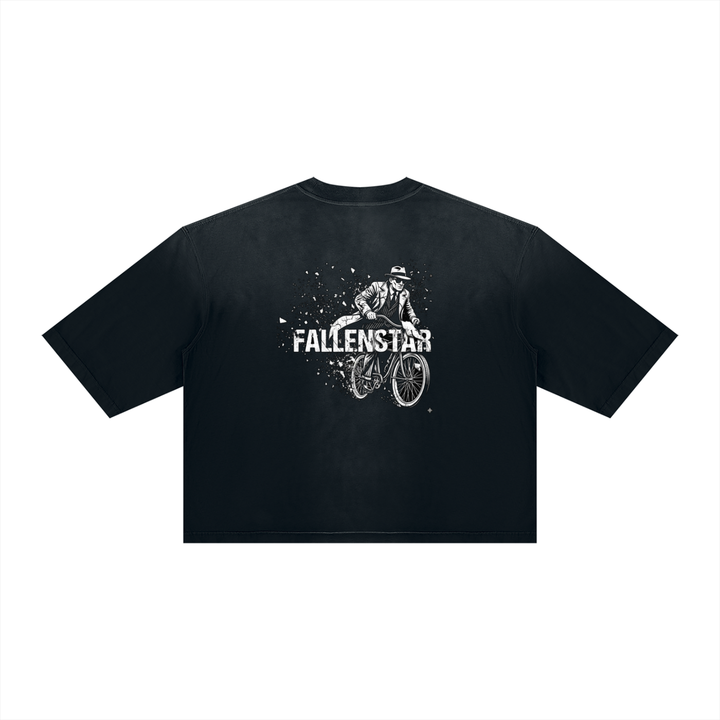 fallenstar Unisex Vintage Wash Sunfade Boxy T-Shirt