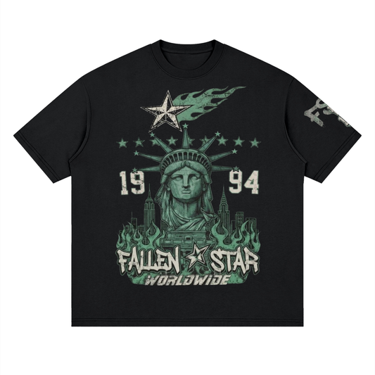 fallenstar. Streetwear Loose Drop Shoulder T-Shirt