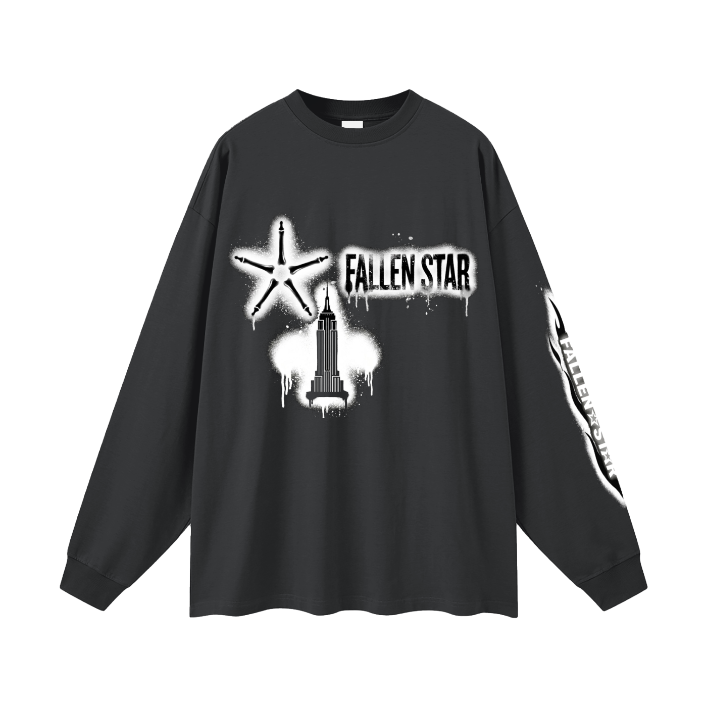 fallenstar Oversized Unisex Long Sleeve T-Shirt