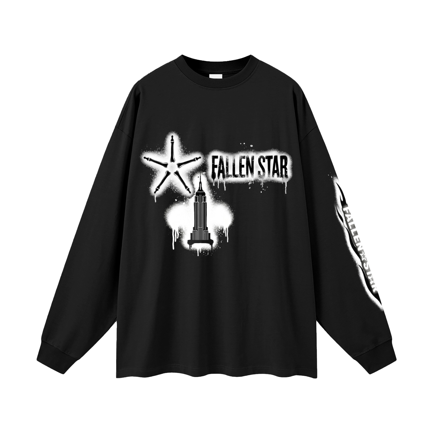 fallenstar Oversized Unisex Long Sleeve T-Shirt