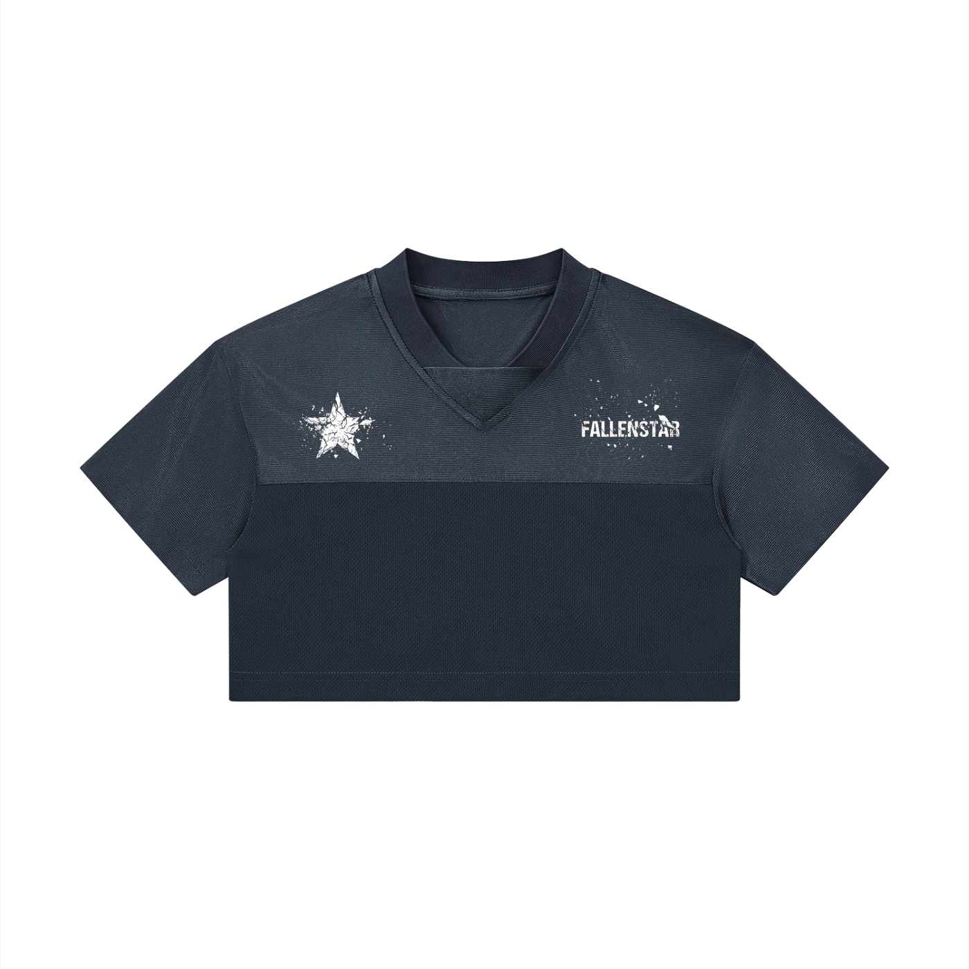 Women’s Cropped Paneled V-Neck Jersey